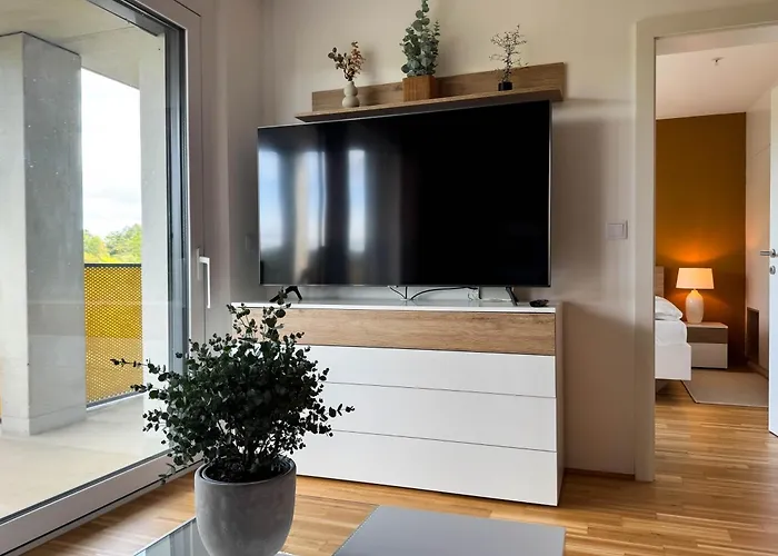 Ruheoase Mit Parkblick - 15 Min Zentrum - Therme & Gym Appartement *